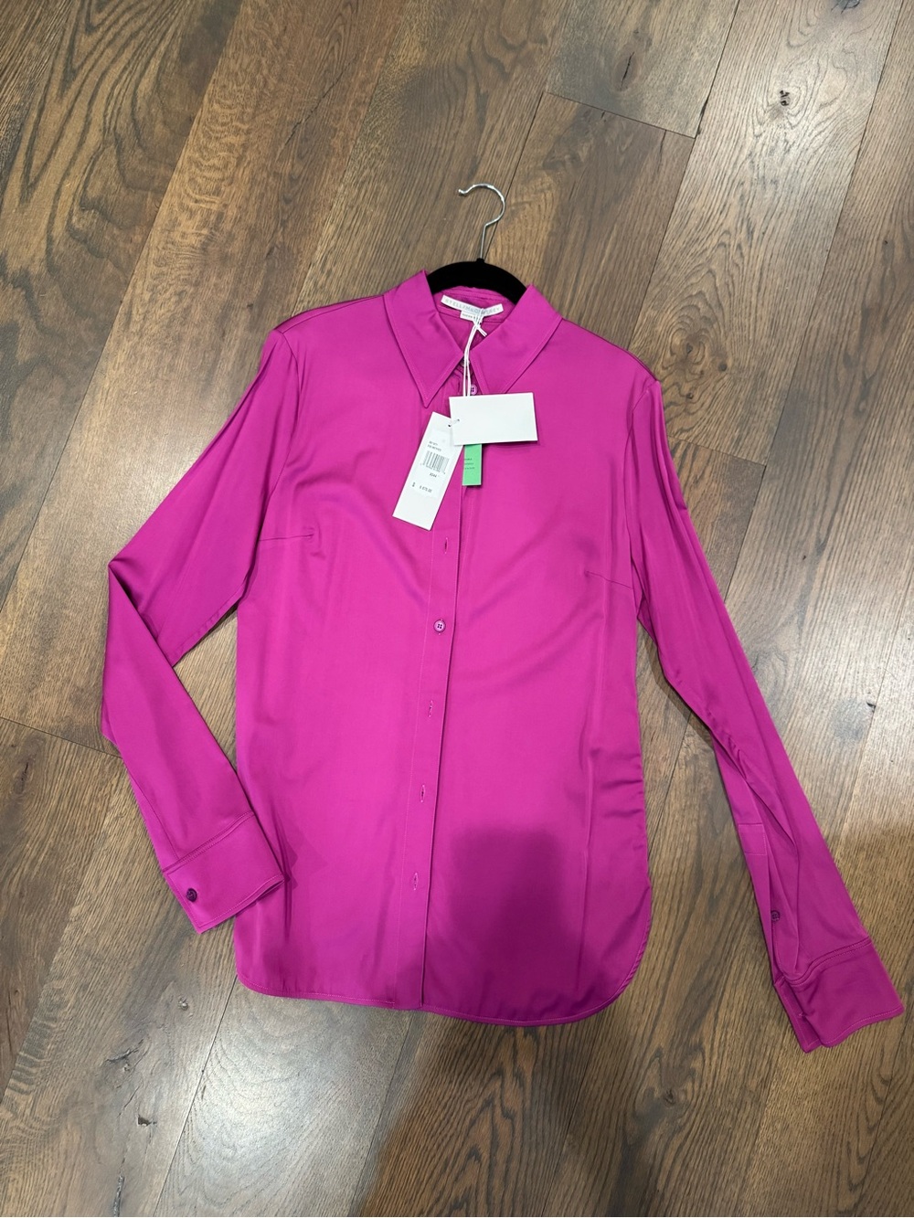 Stella McCartney Magenta Button-Up Dress Shirt